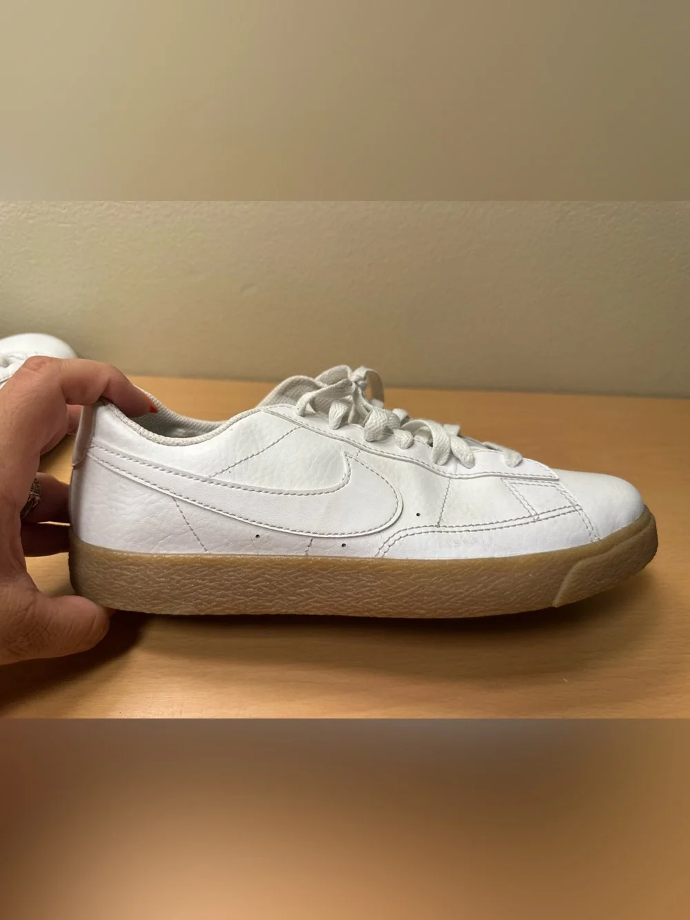Nike Blazer Low GS Youth Shoes White Gum Brown DH1060 100 Size 7Y